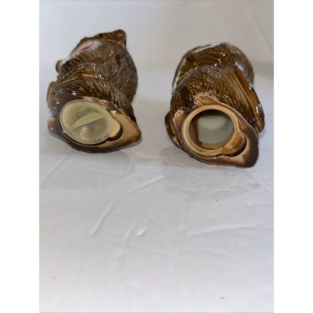 Vtg Angel Owl Salt & Pepper Shakers 3